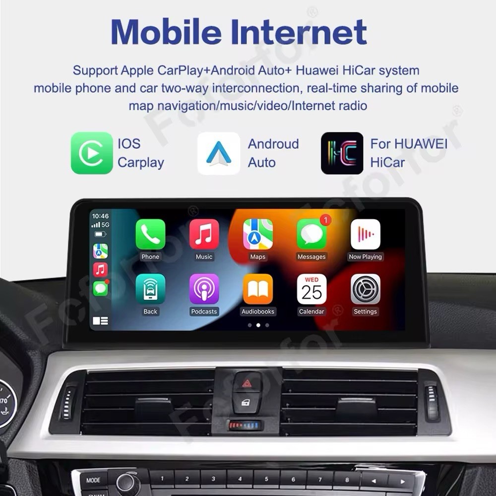 BMW 10.25″Linux Wireless Carplay Screen Multimedia Player for BMW3/4Series
