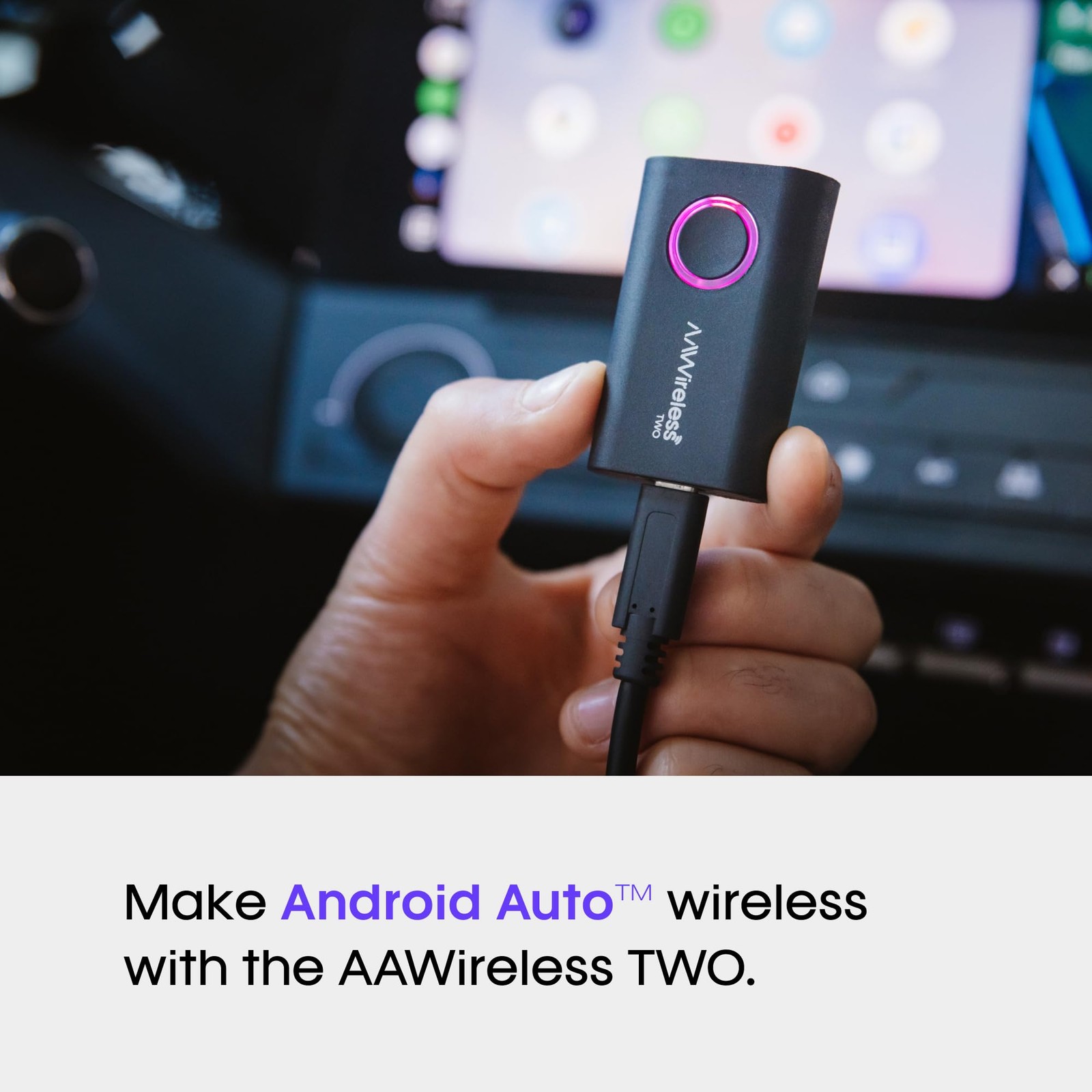 Two – Wireless Android Auto Adapter – Convert Factory Wired Android Auto to W…
