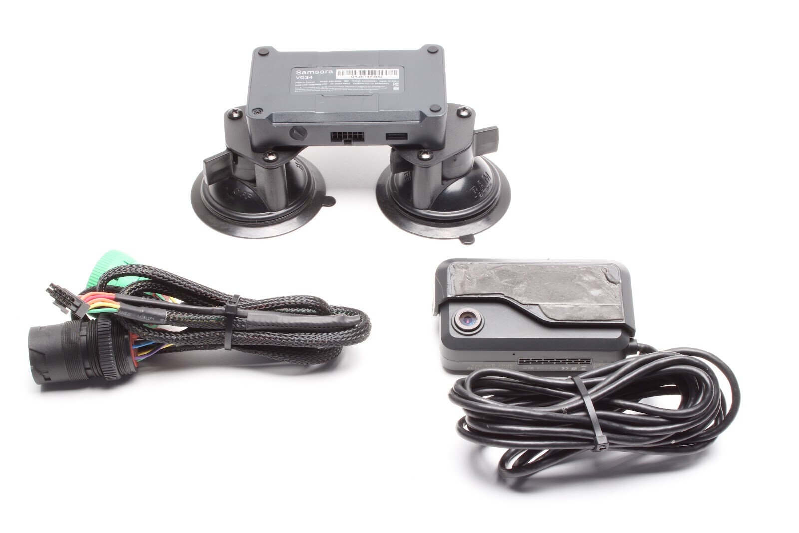 Samsara VG34 IoT Gateway W/ Ram Mount RPR-271S, CM32 Camera, Cable 030-0018-02