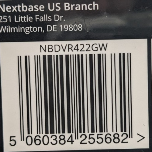 Nextbase 422GW HD 1440p Recording WiFi DashCam With SD Card/Filter Sealed