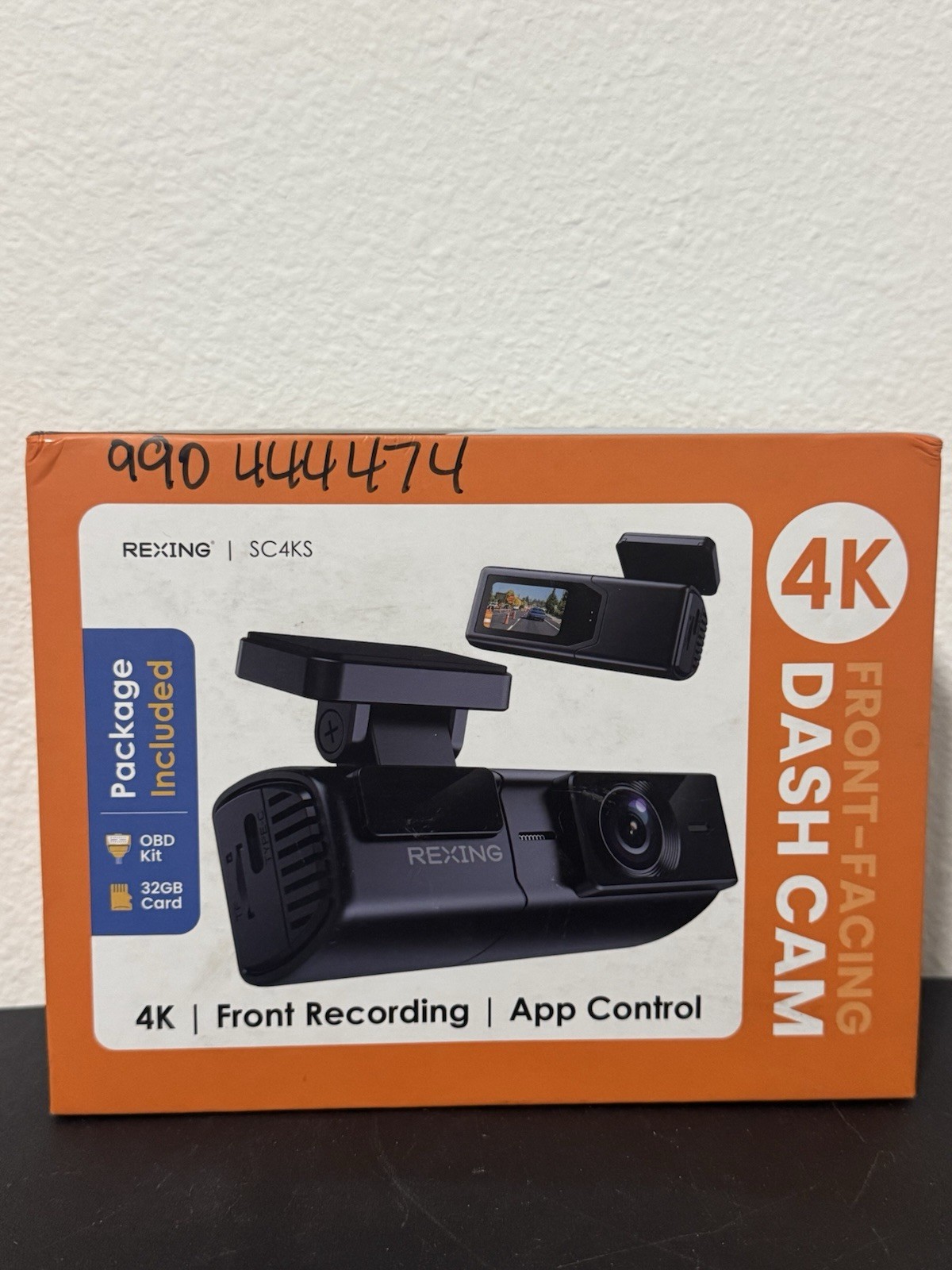 Rexing 4k Ultra HD Car Dash Cam with Wi-Fi App control Bundle A1