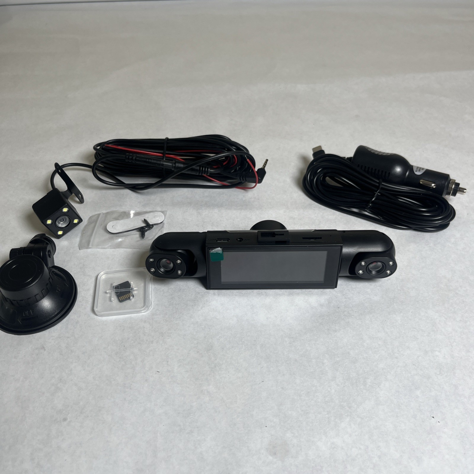 4-Channel Dashcam 360° 1080P HD Car Dash Cam Front Rear Inside Left Right