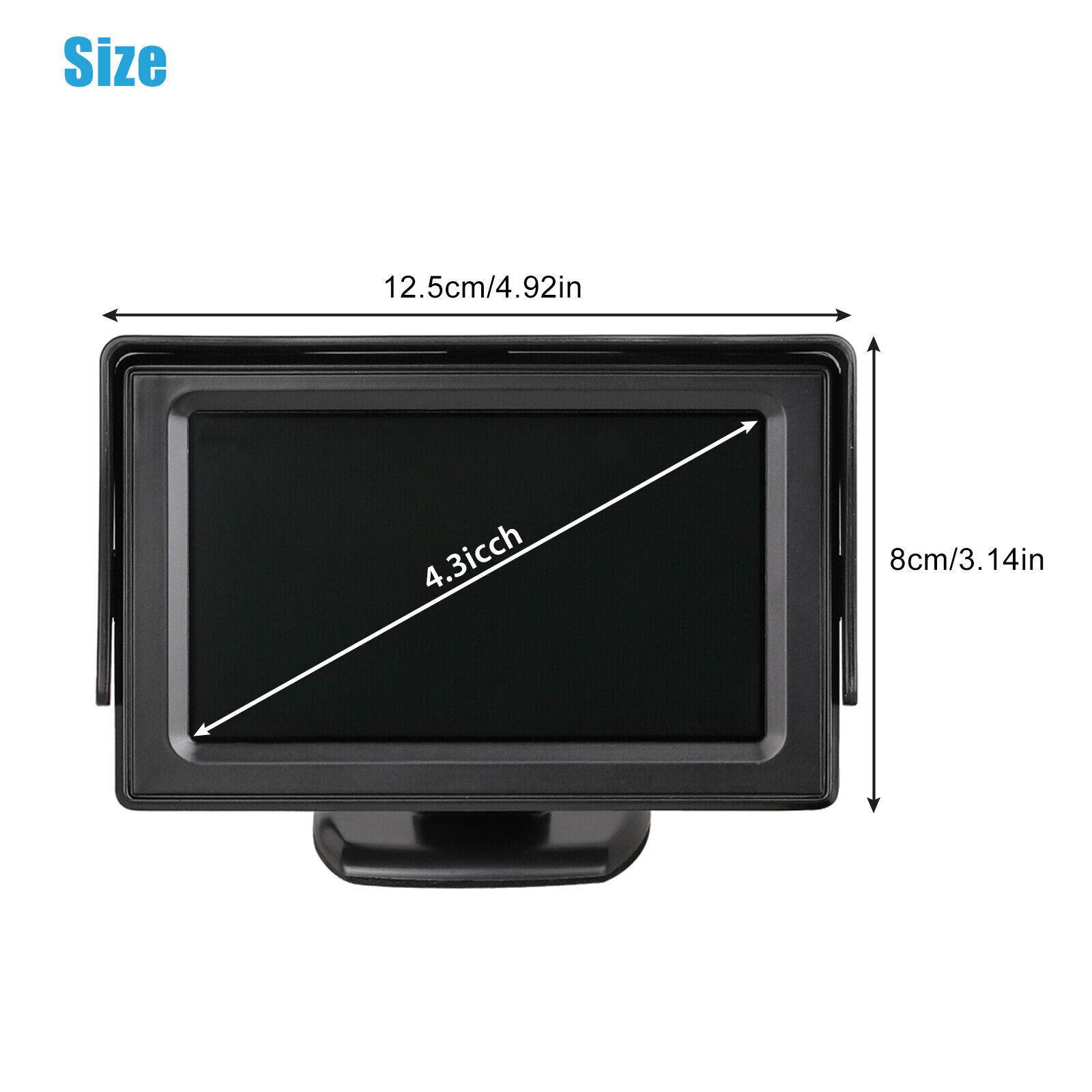 4.3″ LCD Car Rear View Backup Monitor Screen for Backup Reversing Parking Camera