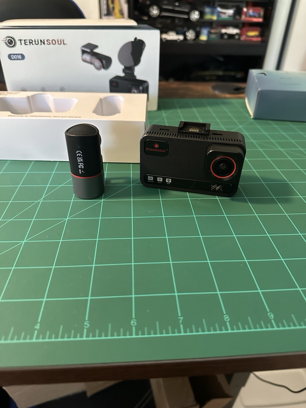 Terunsoul Front and Rear 4k Ultra HD Dual Dash Camera Built in G-Sensor D016