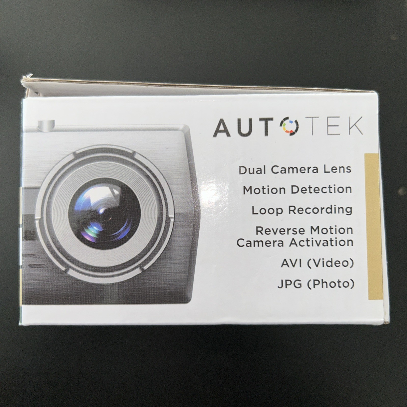 Autotek Full HD 1080p Wide Angle Dash Car Camera