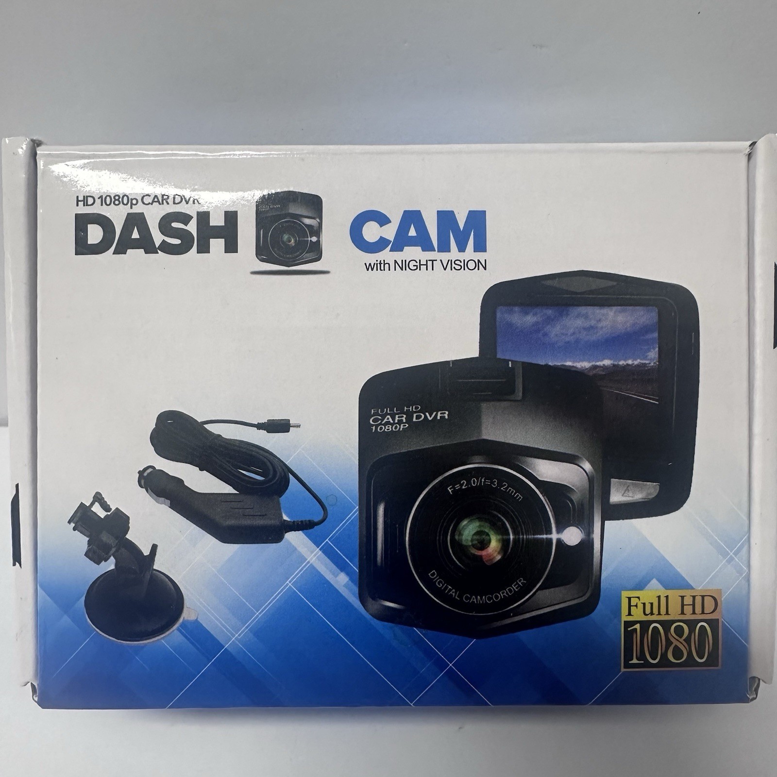 HD 1080p Car DVR DASH CAM with Night Vision — NEW
