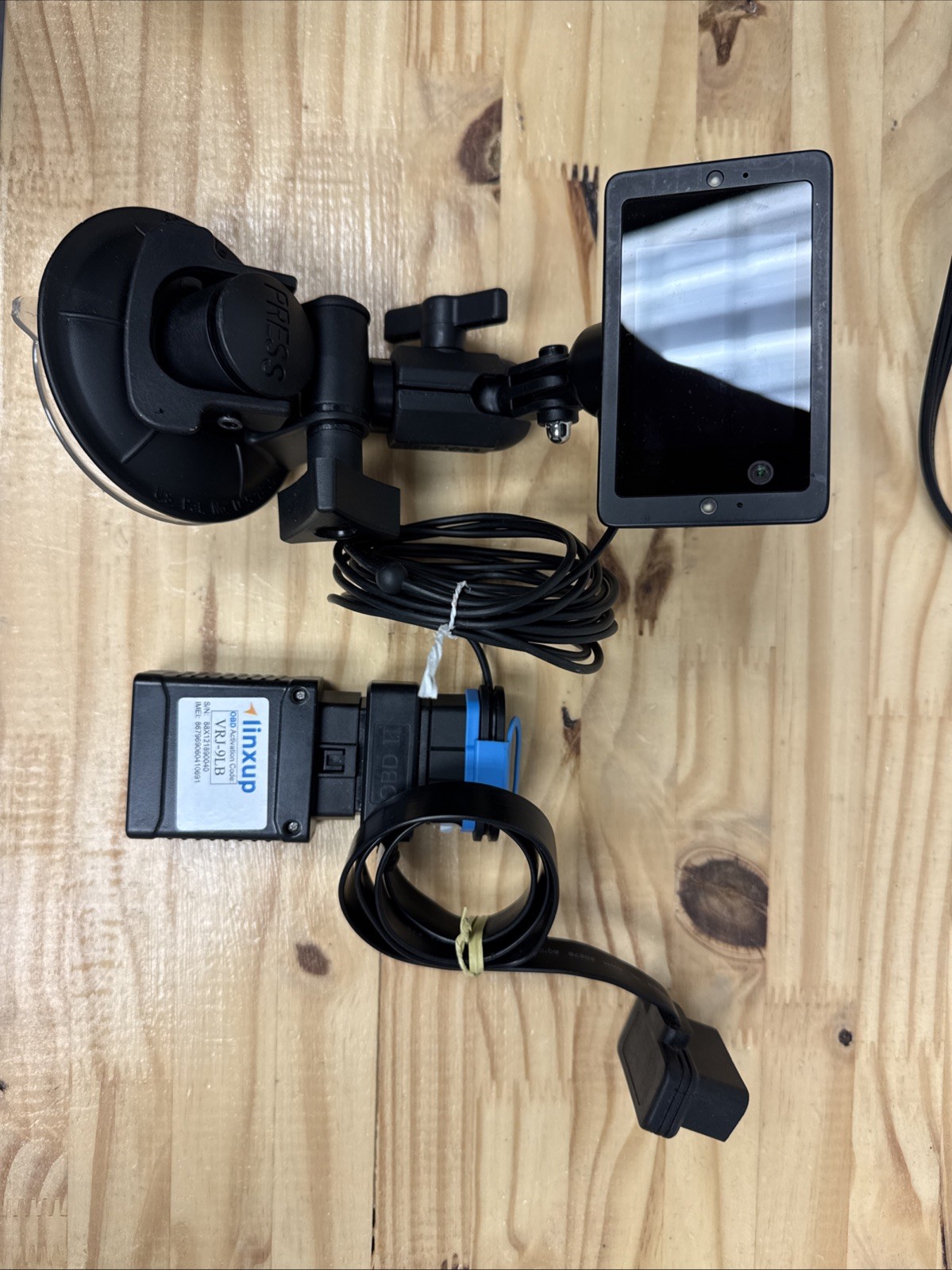 Owlcam 4G LTE Smart Dash Cam Black, Dual HD, Linxup