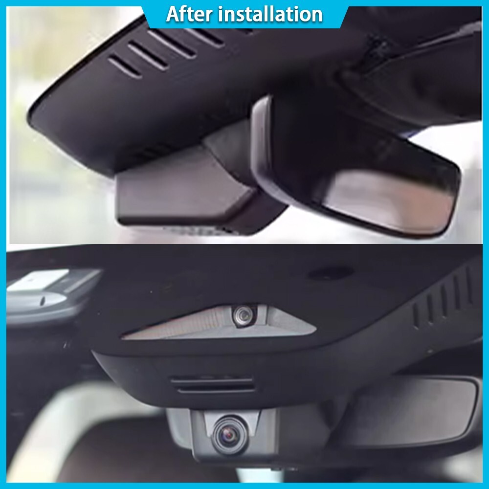 Plug and Play 4K Wifi Car Dash Cam Camera for Volvo EC40 C40 Recharge 2021-2025