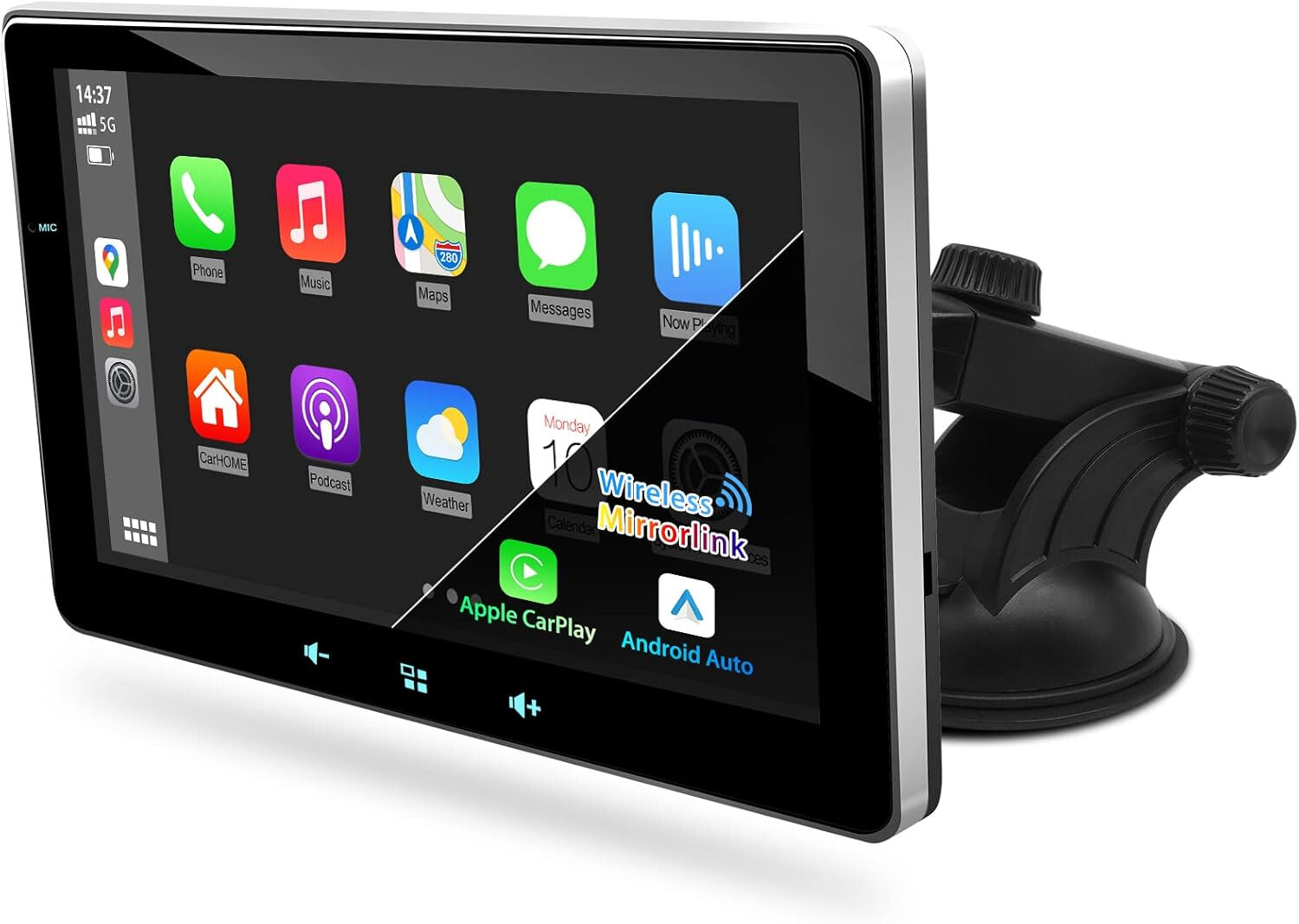 7″ Touch Screen Car Radio Apple CarPlay Android Auto Universal Portable Stereo