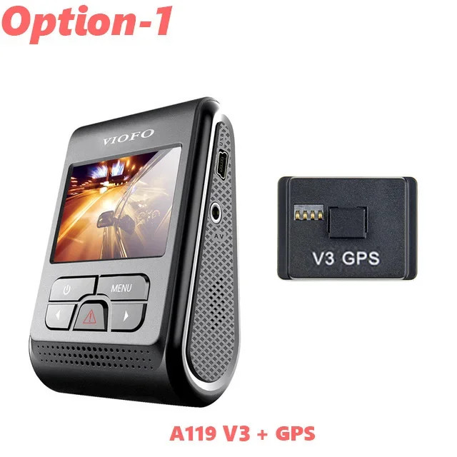 VIOFO A119 V3 2K Dash Cam Sony Starvis Night Vision GPS Parking Mode