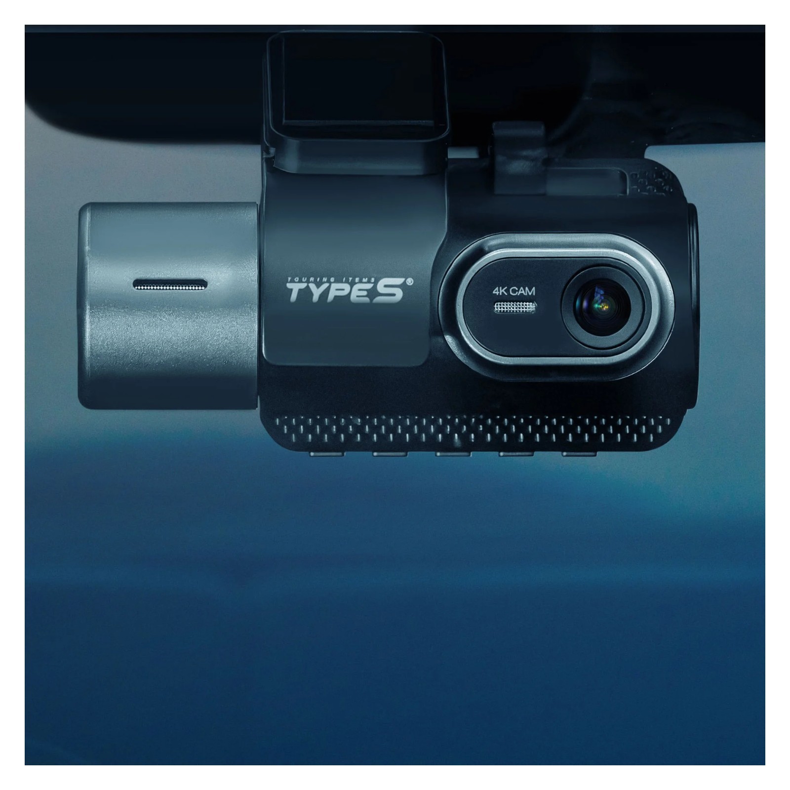 New Type S T402 Dual View 4K Dashcam W/Enhanced AI Driver Assistance, BT534799