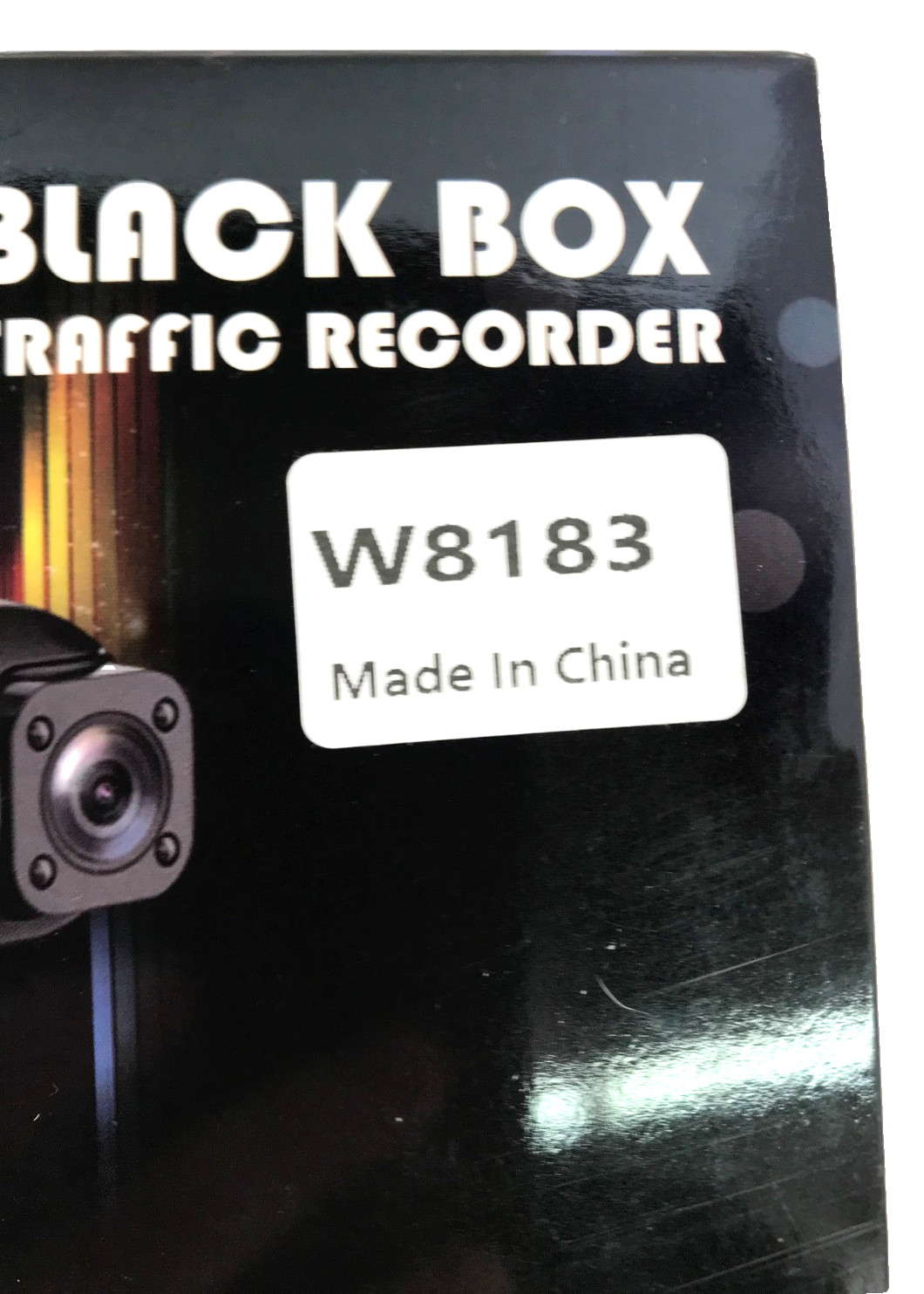 Black Box W8183 Full HD 1080P Dual Lens Traffic Dash Cam Recorder G Sensor Kit