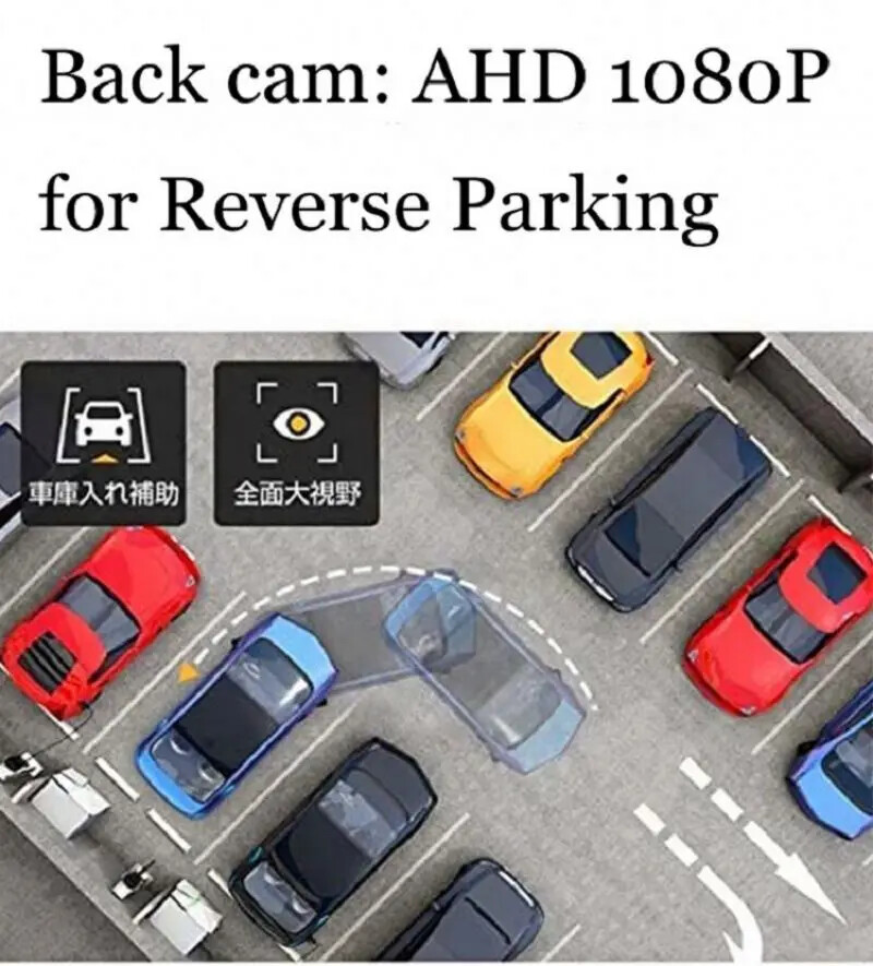 170° 2.45” 4K 2160P Wifi GPS Car Dash Cam’era with Night and G-sensor