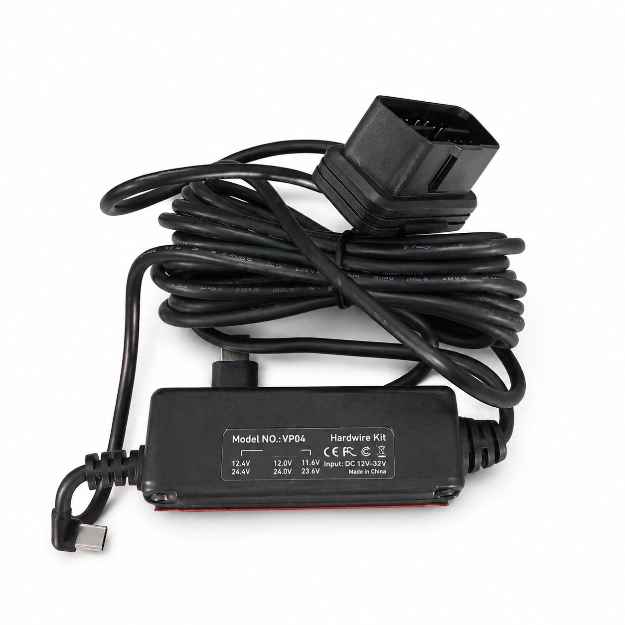 Vantrue VP04 Type-C OBD Hardwire Kit for Dash Cam 12V/24V Open Box