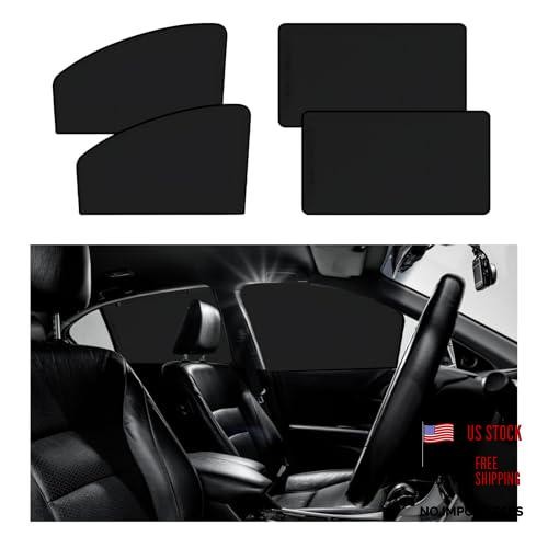 4 PCS Car Window Shades – Front Rear Side Window Protectors – Vehicle Sun