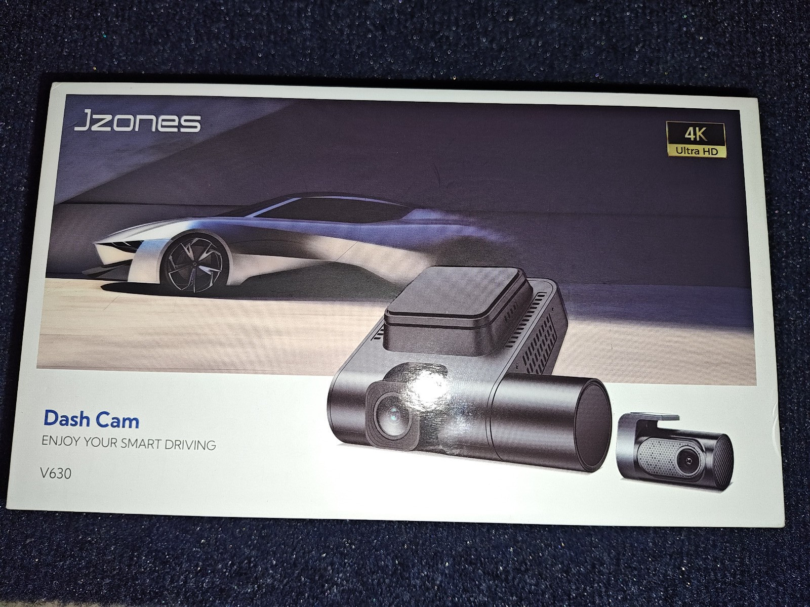 JZONES V630 3 Channel 4K Dash Cam with STARVIS 2 HDR Night Vision 4K+1080P+1080P