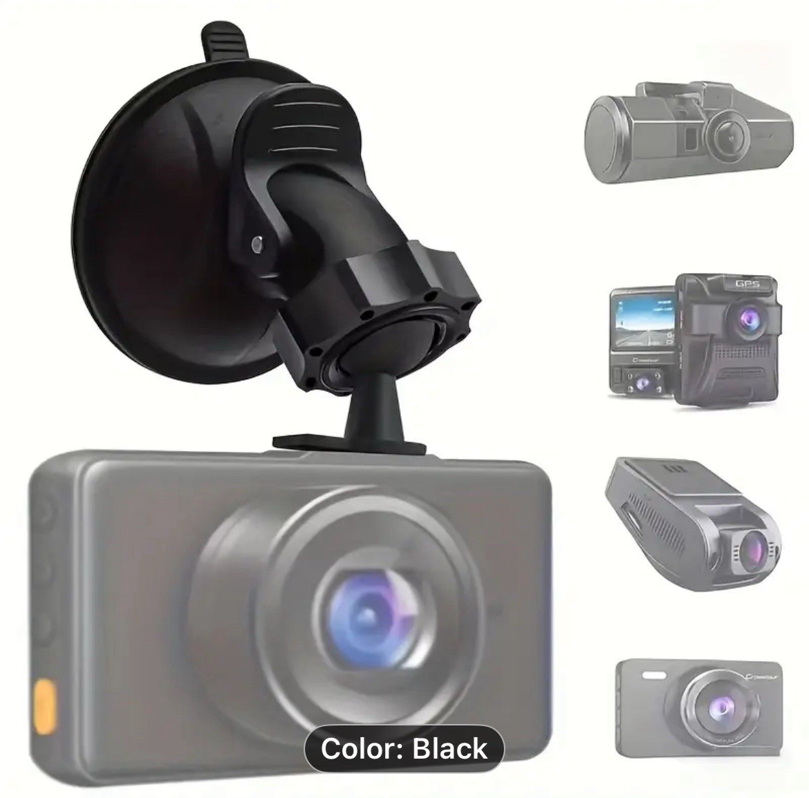 For Car Dash Camera Holder Suction Cup Driving Recorder Bracket Mount Travel