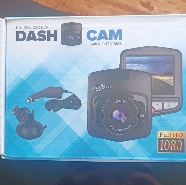Dashcam with Night Vision DVR 1080p Full HD High-Def Camera and 512MB