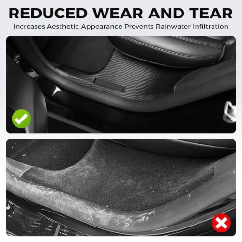 8Pcs Door Sill Protector for Tesla Model Y Juniper 8pcs model y juniper 2025