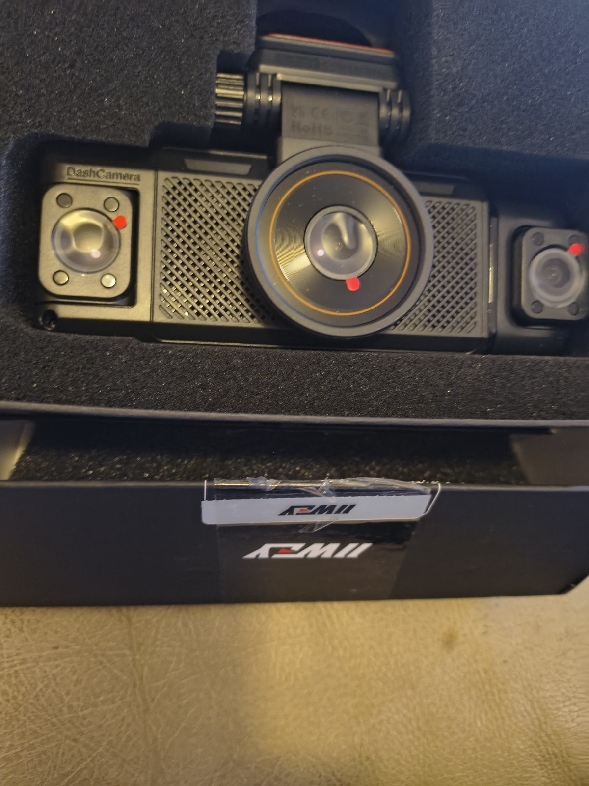IIWEY 3-inch Full HD Dash Cam with Multi-Channel, Super Night Vision Model NS