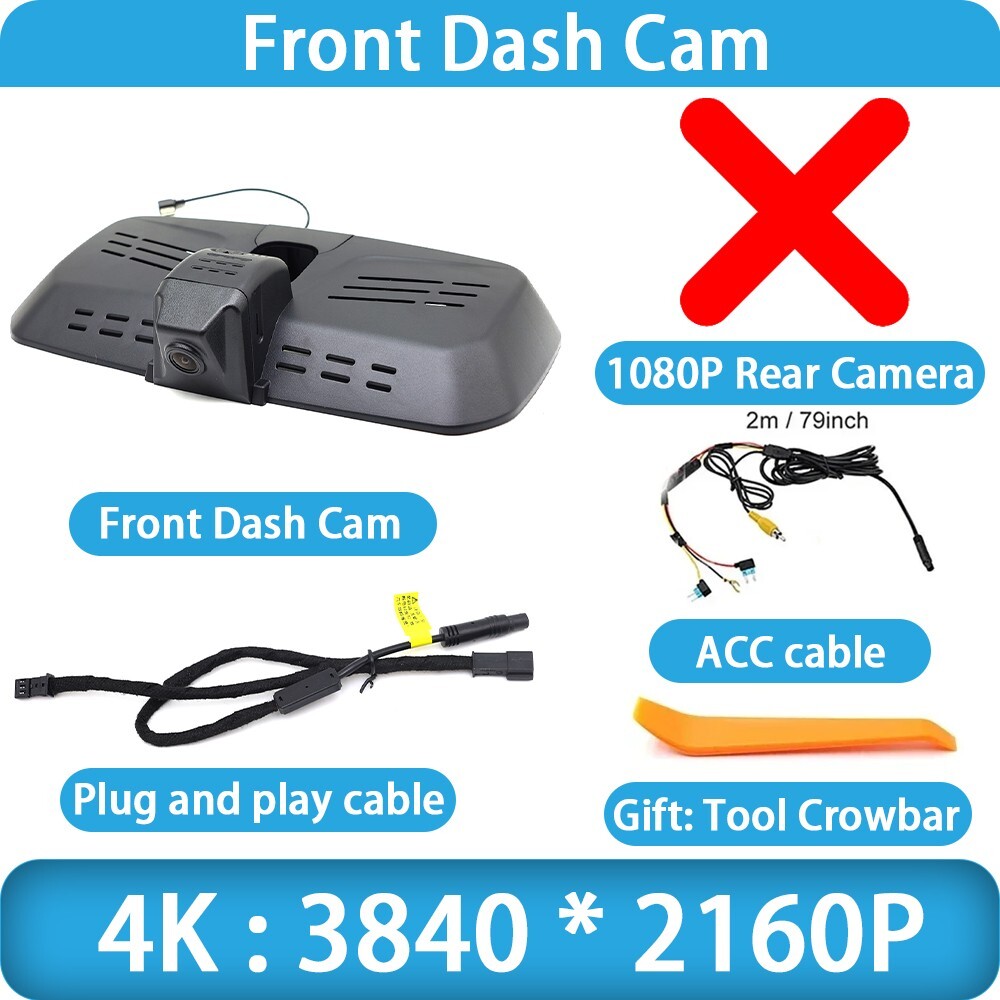 4K Wifi DVR Dash Cam Camera for GWM Ora 03 Good Cat Haomao Funky Cat 2020-2025