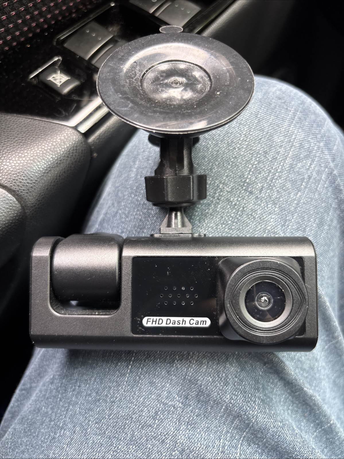 FHD Dash Cam with Suction Mount and Wide-Angle Lens