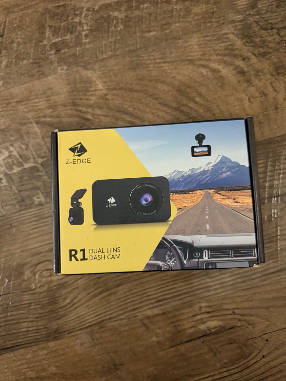 Z-EDGE R1 Dual Lens Dash Cam 1920x1080p FHD WiFi