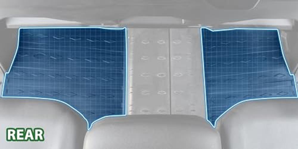 Floor Mats for 2016-2024 Can Am Defender Max, Custom Fit TPE Rubber Front &