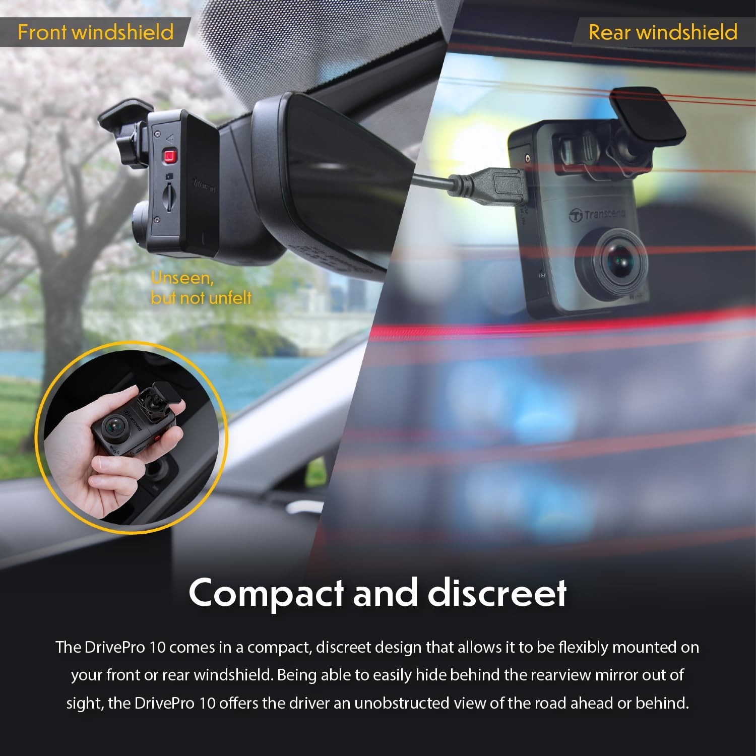 1440P 2K QHD Dash Camera for Cars, Night Vision, Wi-Fi, G-Sensor, 64GB Card Incl