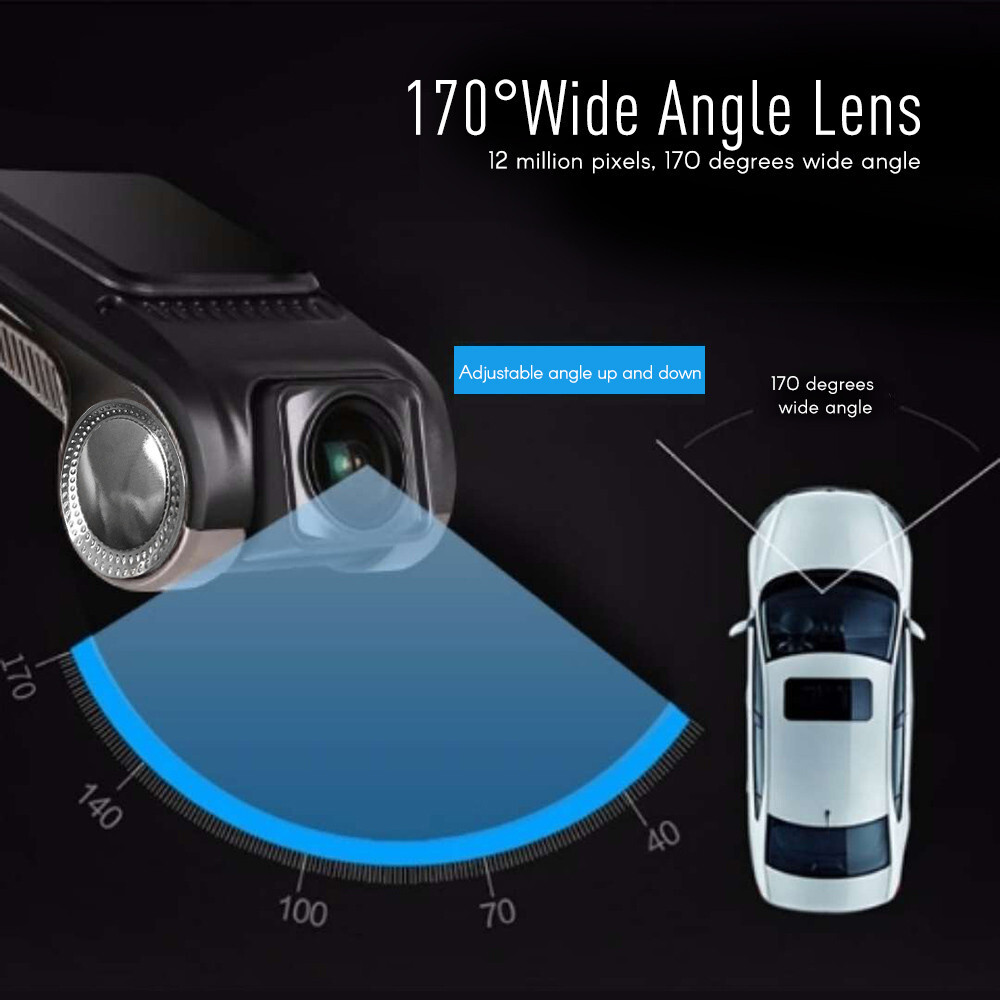 Mini Dash Cam Car DVR Video Recorder ADAS G-sensor 1080P Full HD Front Camera