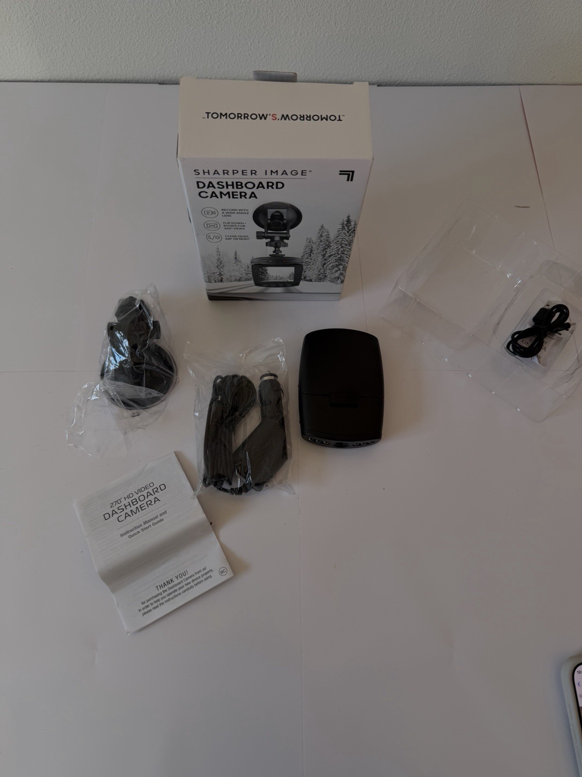 Dashboard Camera Car Recorder NEW HD 270 Degree Video By Sharper Image