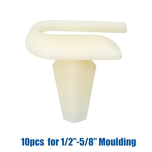 40pcs Front & Rear Door and Quarter Panel Molding Fastener Clip for GM 1/2” to