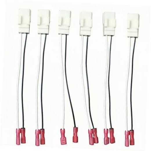 72-6514 Speaker Adapter (6 Pieces) Compatible with Dodge,Jeep, Ram car Front