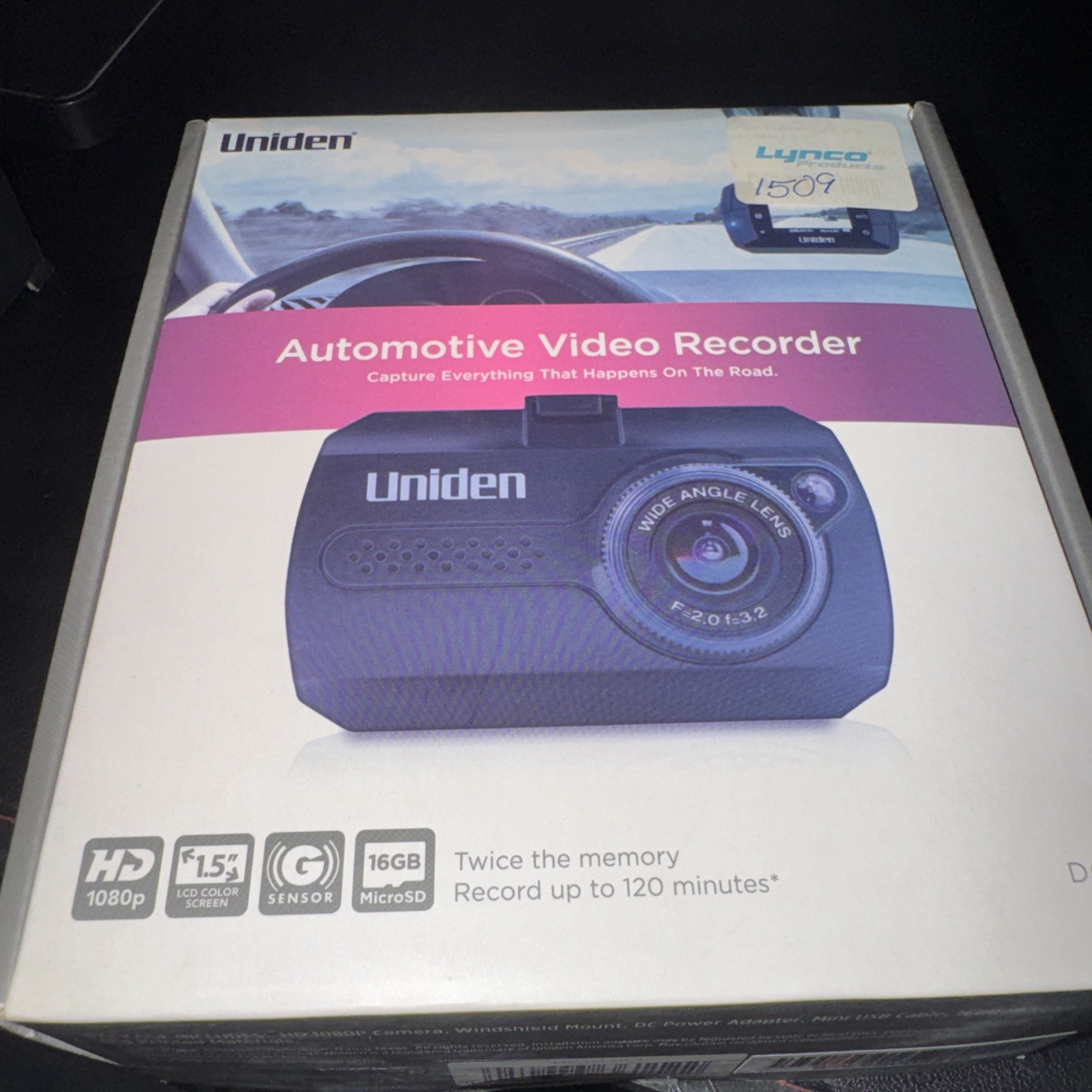 Uniden iWitness DC1 1080p HD Dash Automotive Video Recorder Brand New Sealed