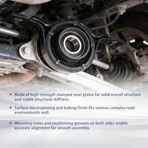 Front and Rear Driveshaft Center Support Bearing Replacement for Edge 2007