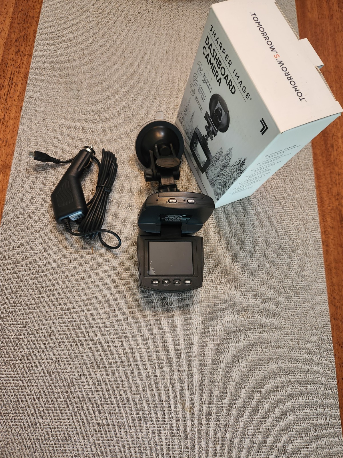 Sharper Image Dashboard Camera Rotates for 360 Views –