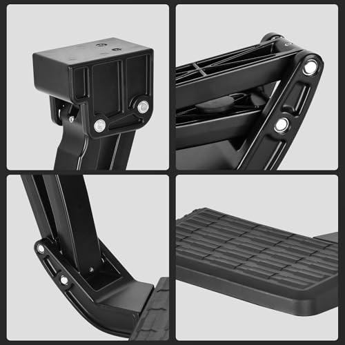 Rear Bed Step Compatible with 2009-2018 Dodge Ram 1500, Ram 2500/3500