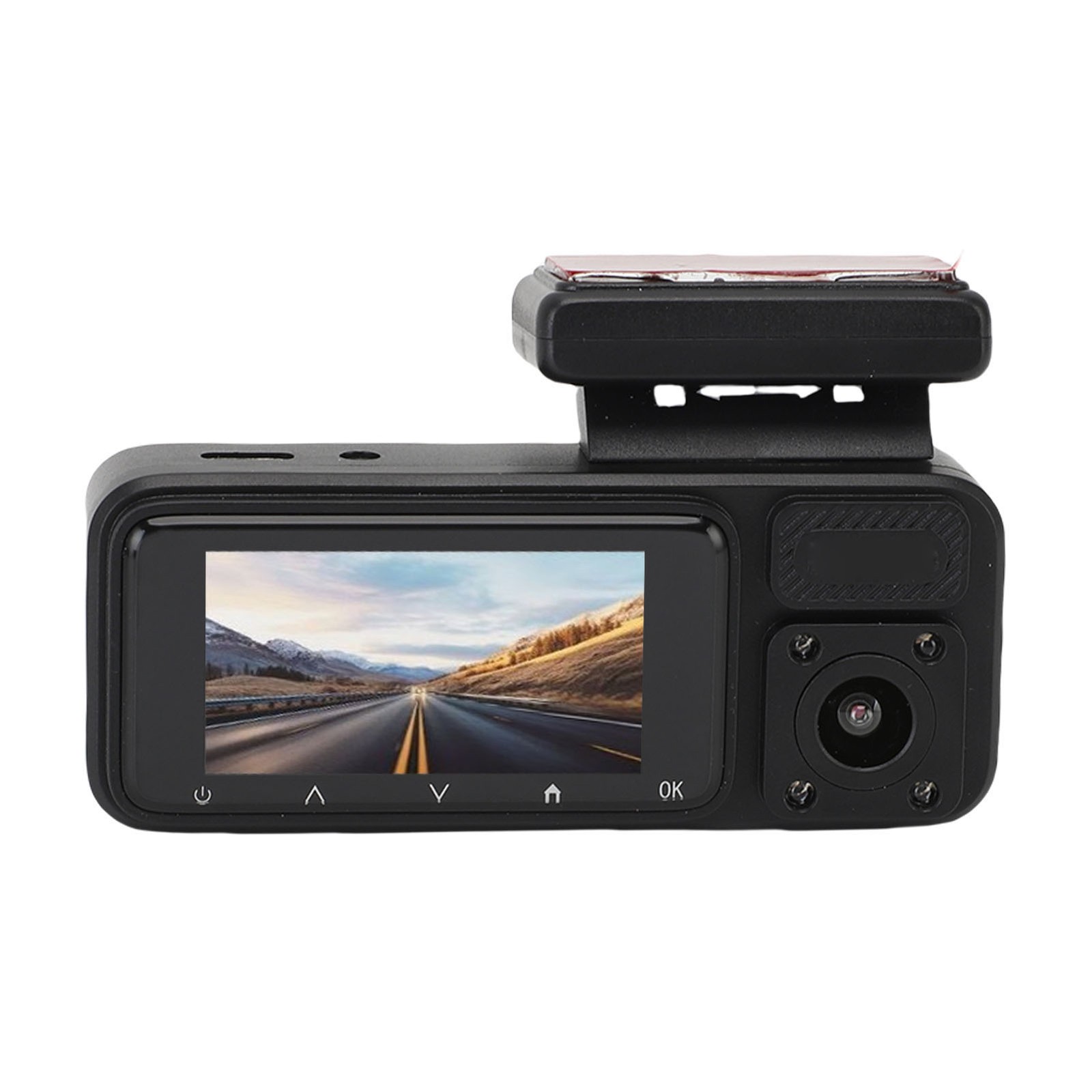 3 Channel Dash Camera 1080P 170 Degree Wide Angle APP Control Front Rear Ca WJZA