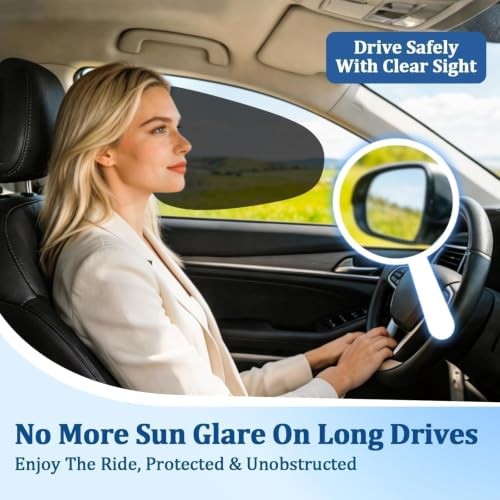4PCS Car Window Shades, Roll Windows Down丨Static Cling丨No 4 Pack Side Windows