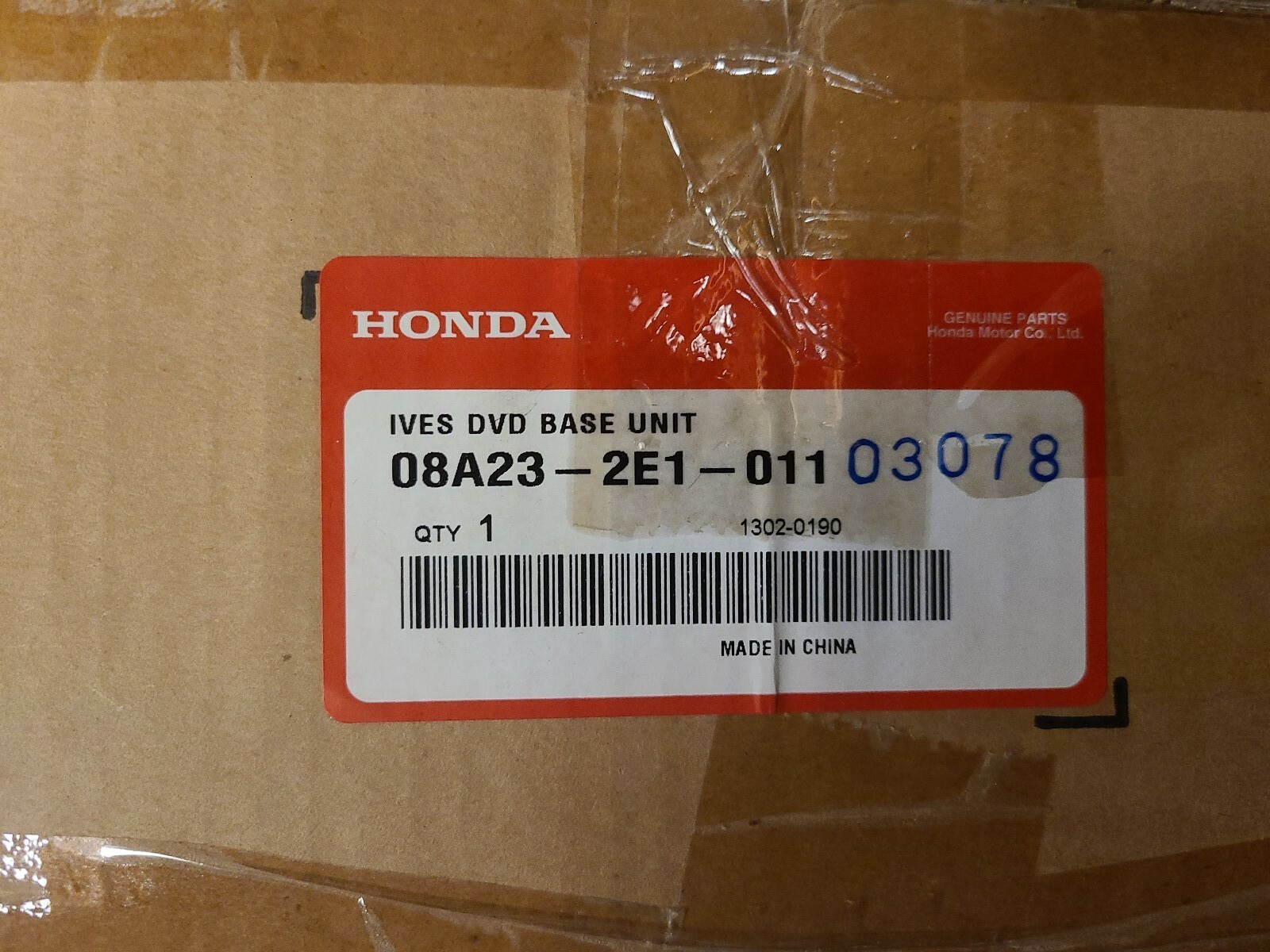 GENUINE OEM HONDA DVD PLAYER 08A23-2E1-011 ACCORD PILOT ODYSSEY ACURA TSX