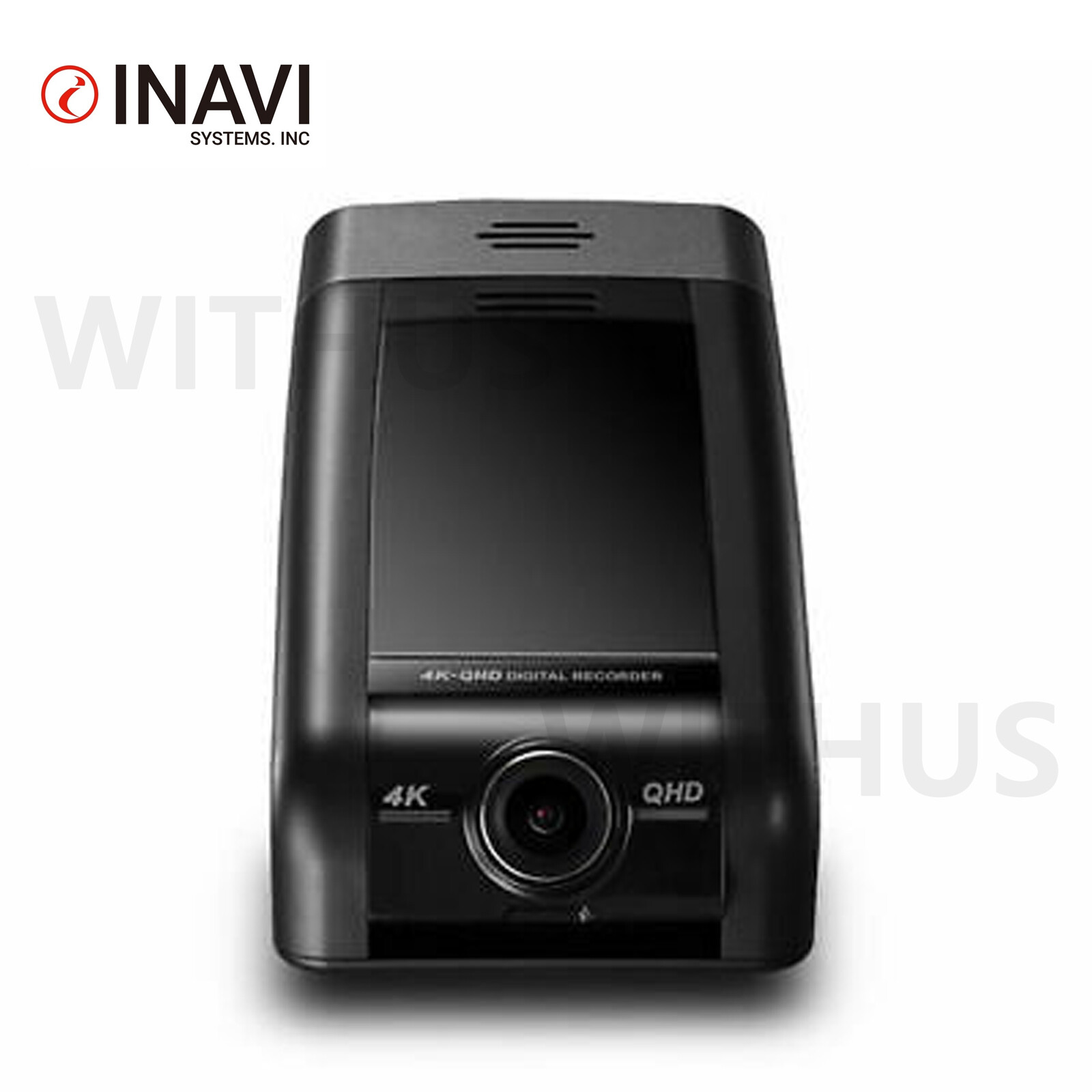INavi Quantum 4K 2ch UHD GPS Built-in Car Dash Camera Car Blackbox 128GB