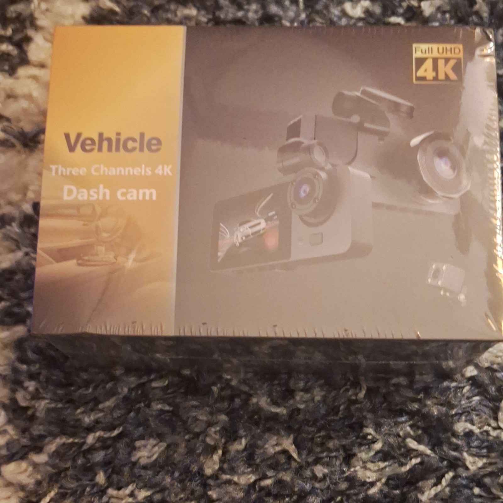 Brand New Three-Channel 4K Dash Cam (Front,Cabin,Rear)- Sealed Box