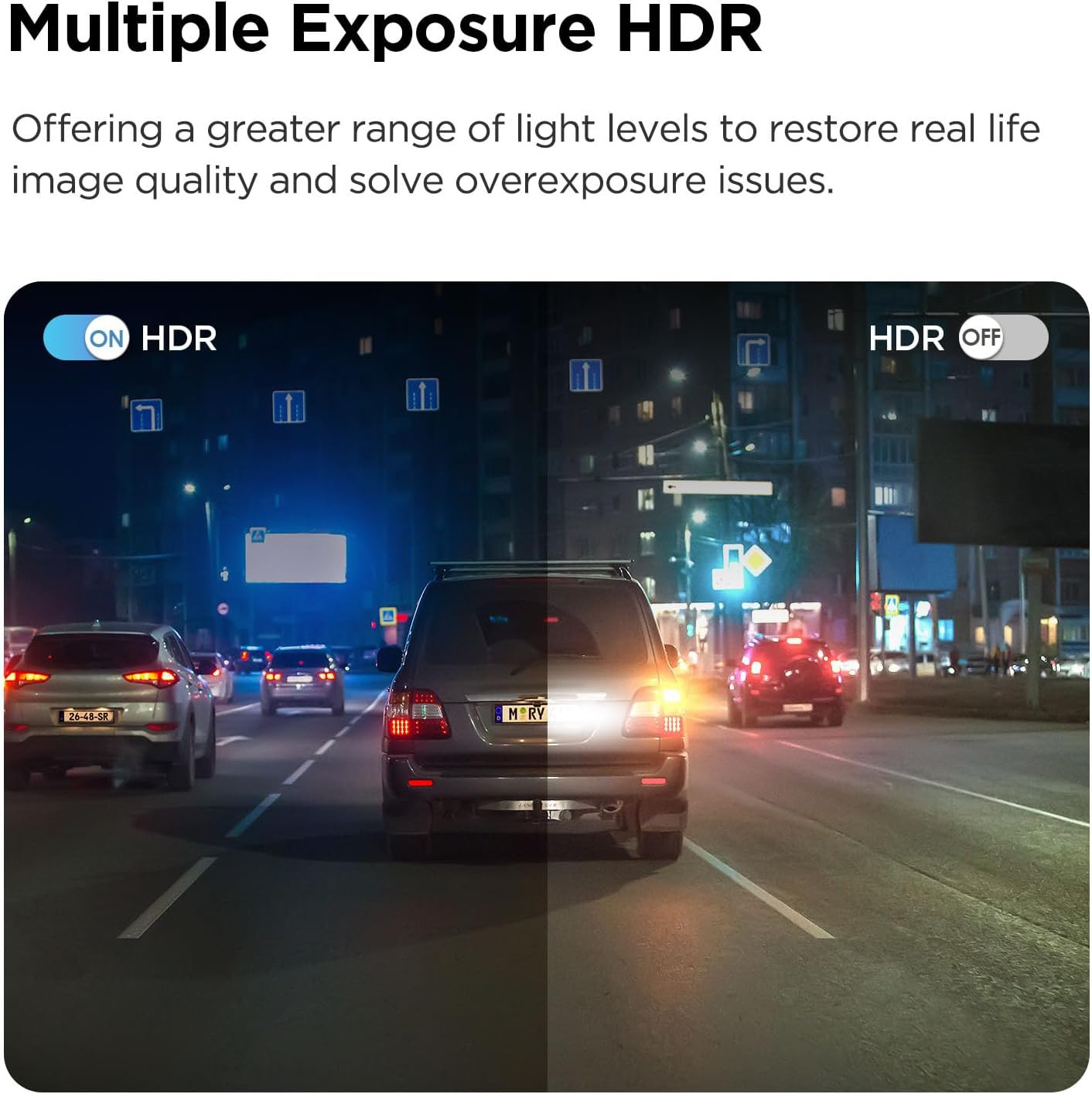A119 V3 2K Quad HD Dash Camera Bundle – 140 True HDR Wide Angle Display with Det