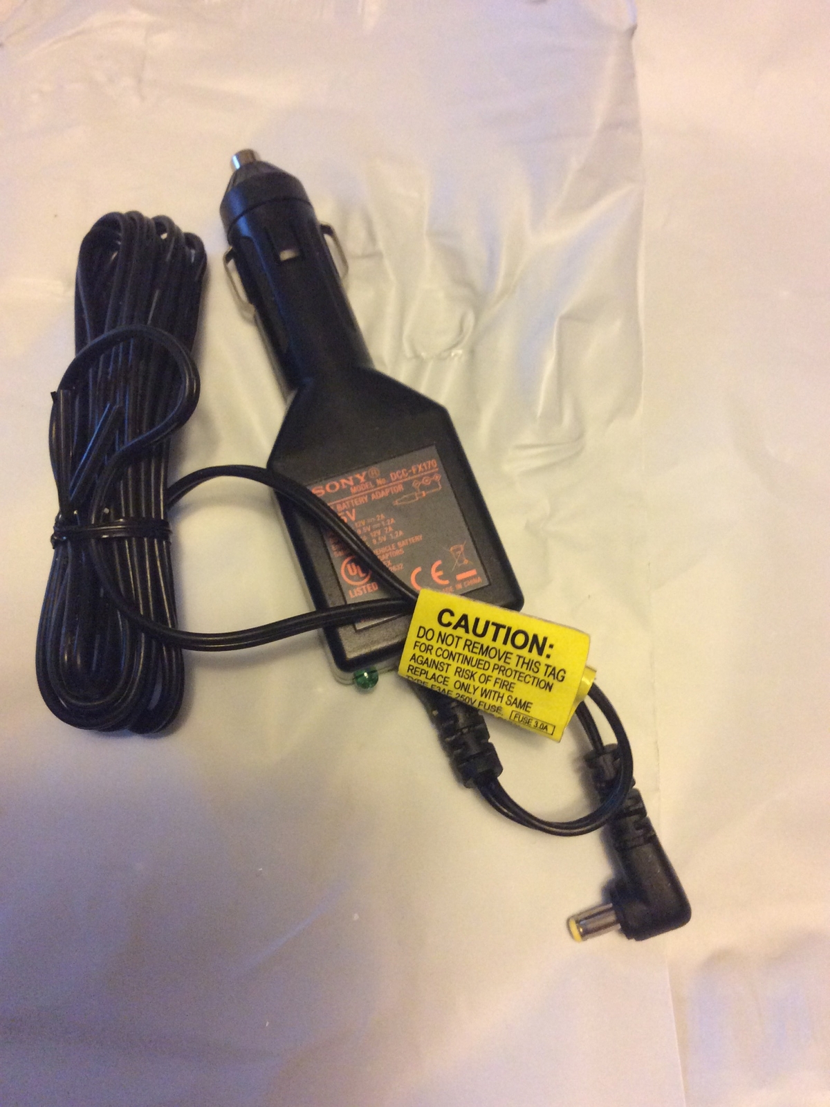 Sony DCC-FX170 Car DC Adapter Sony DCC-FX170 DCCFX170 DVD Player New Free Shipp