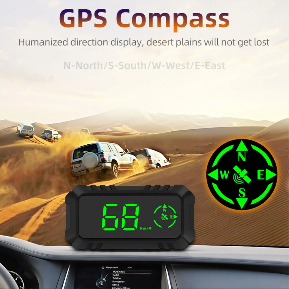 G7 GPS Head Up Display HUD Digital Speed Warning Alarm Universal Car Accessories