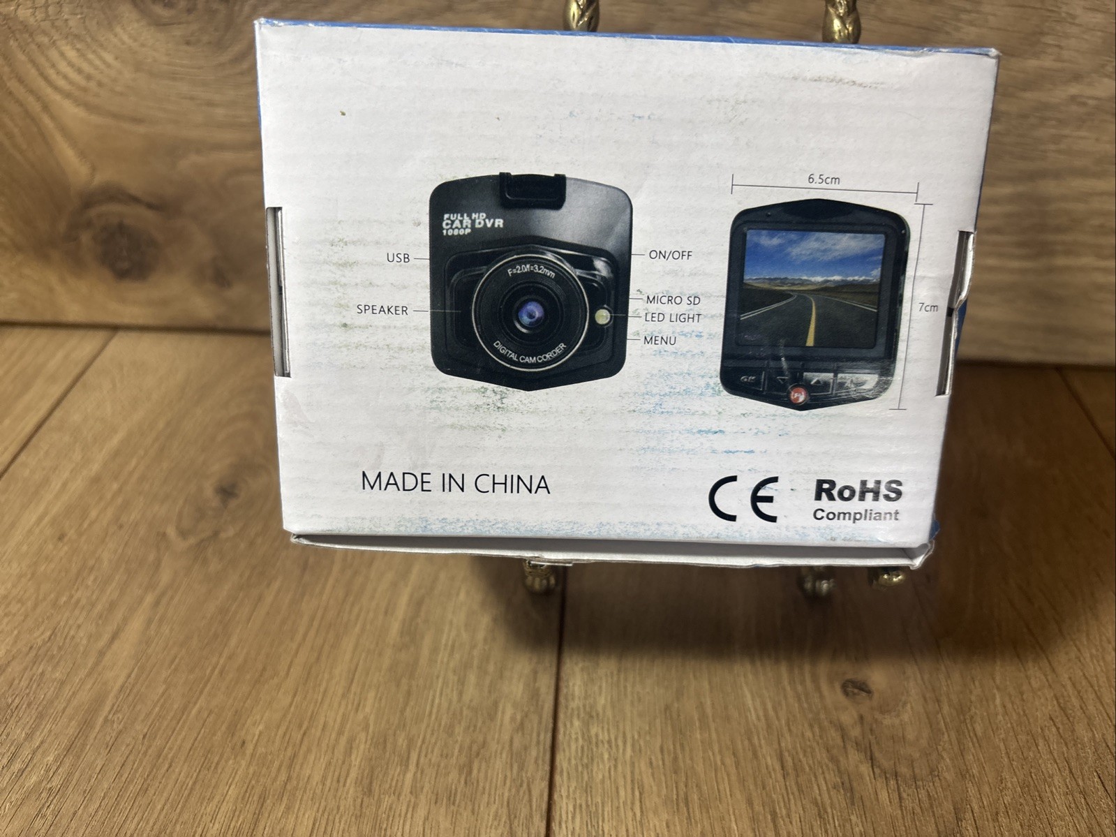 1080P HD Car Dash Cam DVR Night Vision w/ Mount & Car Charger – New