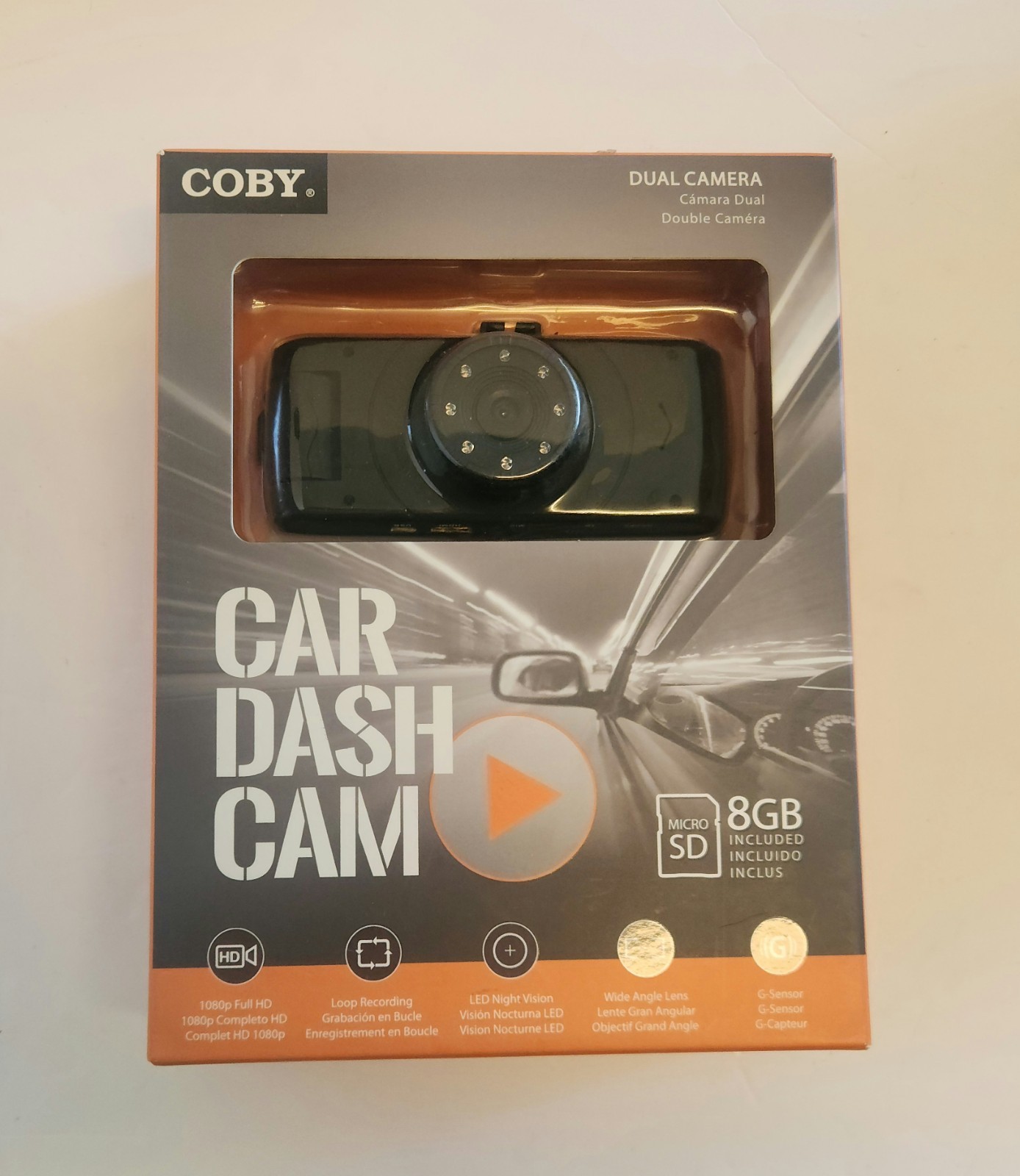 COBY Car Dash Cam HDDCHD-120 NEW!