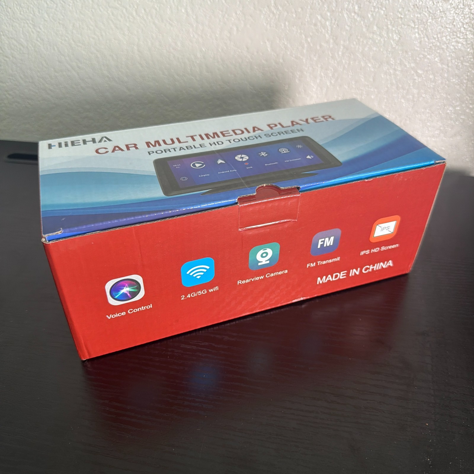 New Hieha 8.1″ HD CarPlay Screen 2K Dash Cam Wireless Android Auto Touchscreen