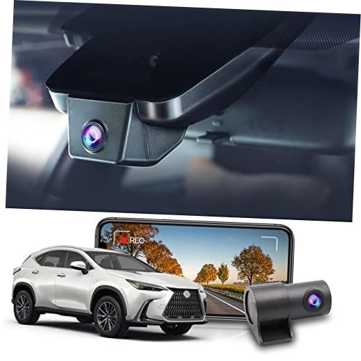 Dash Cam Adapts for Lexus NX 2022-2026 & NX Hybrid 250 350 Front 4K+Rear 1080P