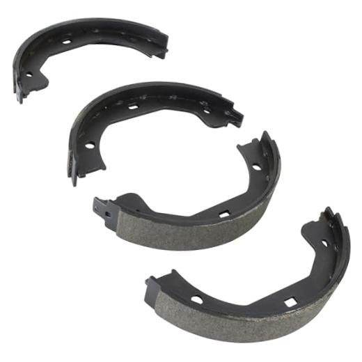 Rear Parking Brake Shoes, Compatible with 2005-2008 Ford/Mazda/Mercury FPS877